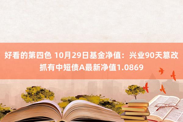好看的第四色 10月29日基金净值：兴业90天篡改抓有中短债A最新净值1.0869