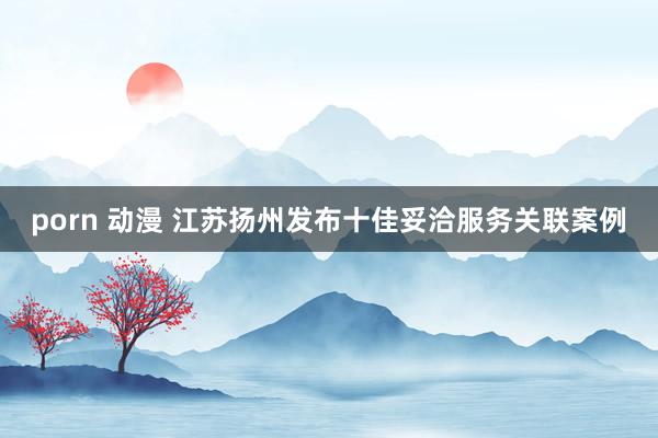 porn 动漫 江苏扬州发布十佳妥洽服务关联案例