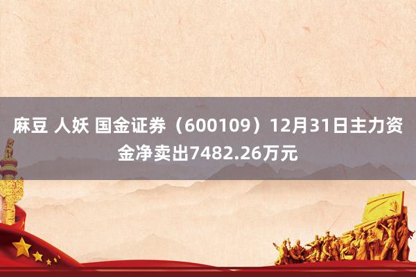 麻豆 人妖 国金证券（600109）12月31日主力资金净卖出7482.26万元