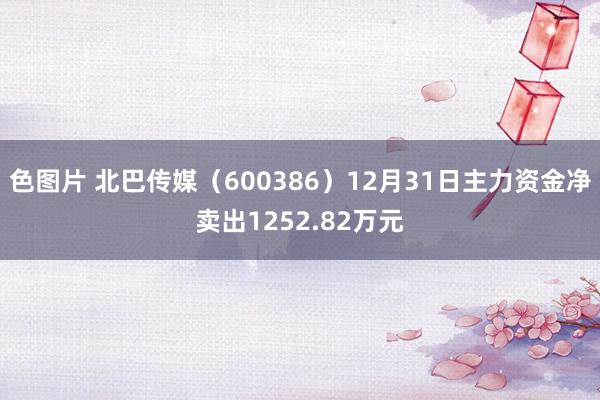 色图片 北巴传媒（600386）12月31日主力资金净卖出1252.82万元