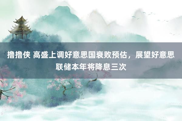 撸撸侠 高盛上调好意思国衰败预估，展望好意思联储本年将降息三次